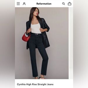 Reformation Cynthia High Rise Jean